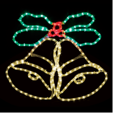 Χριστουγεννιάτικος Φωτοσωλήνας Double Bells 288 LED 75X58 1.5m Καλώδιο | Aca Lighting | X0828811112